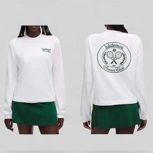 Lululemon-Cotton French Terry Crewneck Pullover Tennis Club-Size Large-NWT